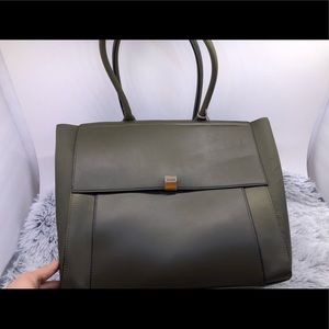 Olive Laptop bag / olive tote a new day